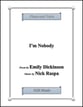 I'm Nobody Vocal Solo & Collections sheet music cover